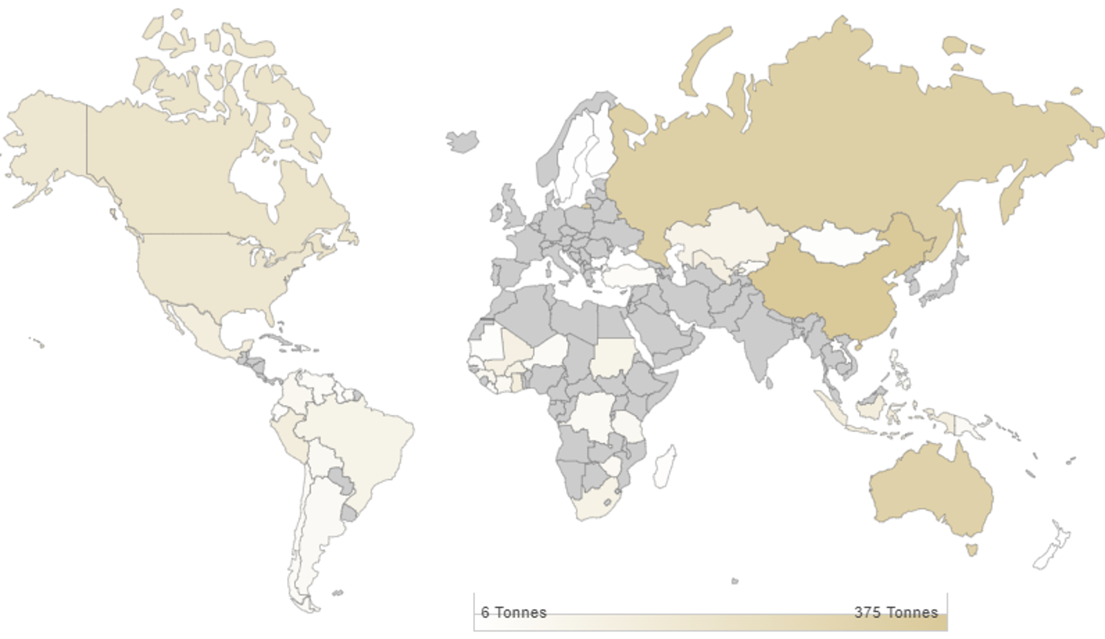 The evolving picture of global gold production