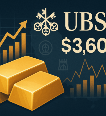 UBS raises Q2 2026 gold price target to $3,600/oz