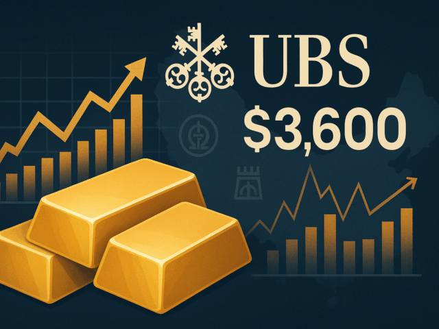 UBS raises Q2 2026 gold price target to $3,600/oz, sees strongest gold demand since 2011
