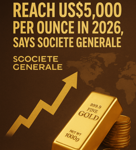 Gold Price Could Reach US$5,000 per Ounce in 2026