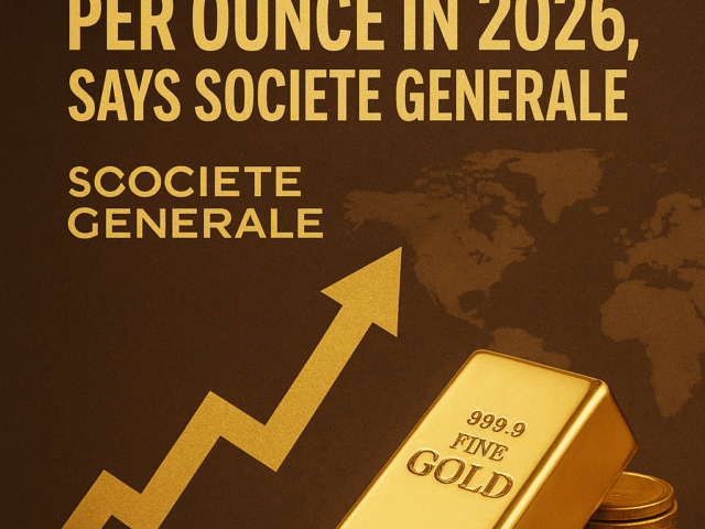 Gold Price Could Reach US$5,000 per Ounce in 2026, Says Societe Generale