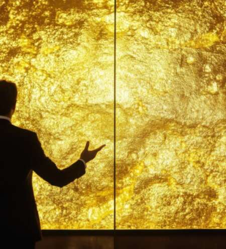 Gold price notches new record above $4,100