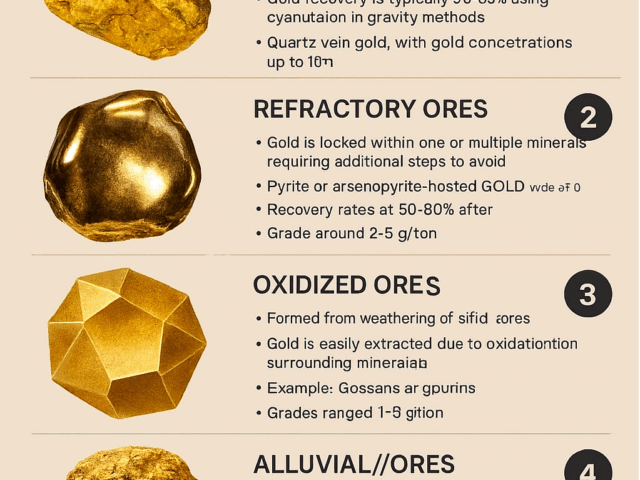 Gold Ores: Understanding the Types and How They Impact Extraction