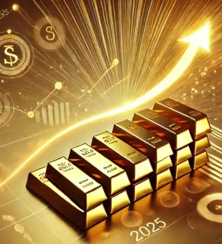 Strong price gains in gold, new record high