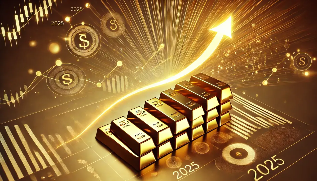 Strong price gains in gold, new record high