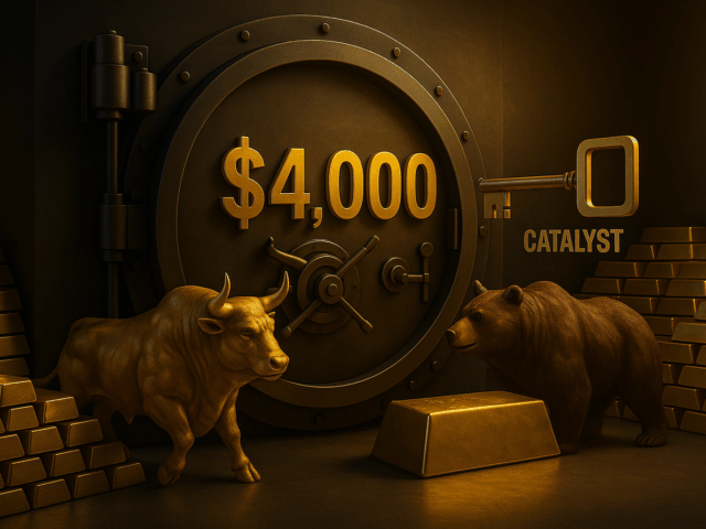 Wall Street cautious on gold, Main Street bullish with prices stuck in neutral at $4000