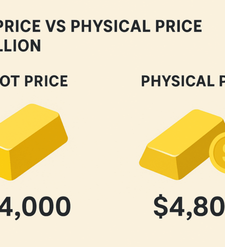 Spot Price vs Physical Price: Why Gold and Silver Can Cost Up to 20% More