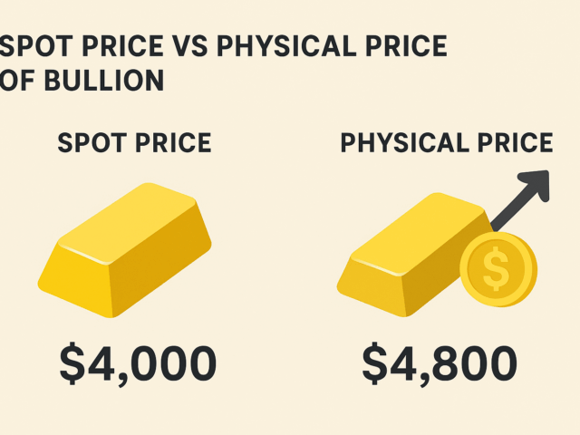Understanding the Difference Between Spot Price and Physical Price of Gold and Silver