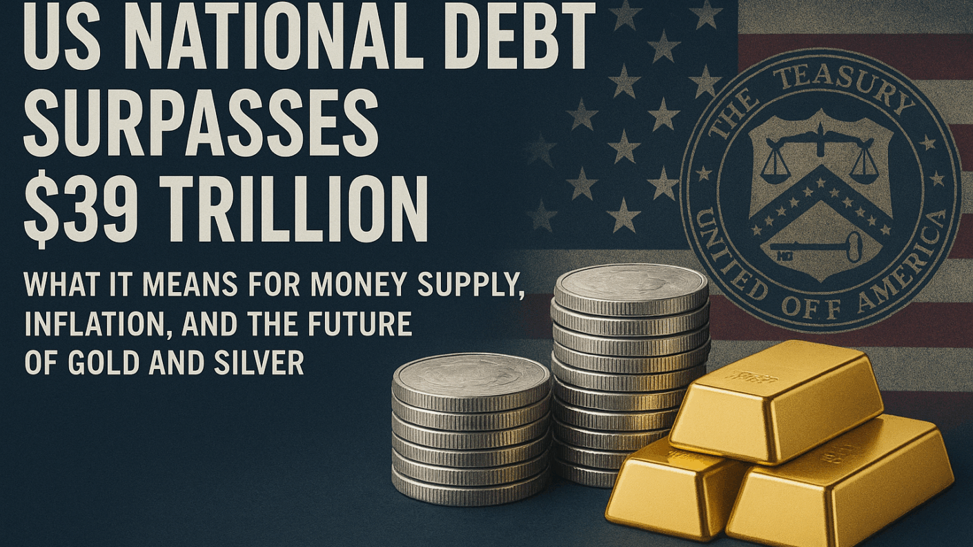US National Debt Surpasses $39 Trillion