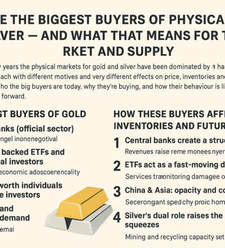 Who are the biggest buyers of physical gold and silver