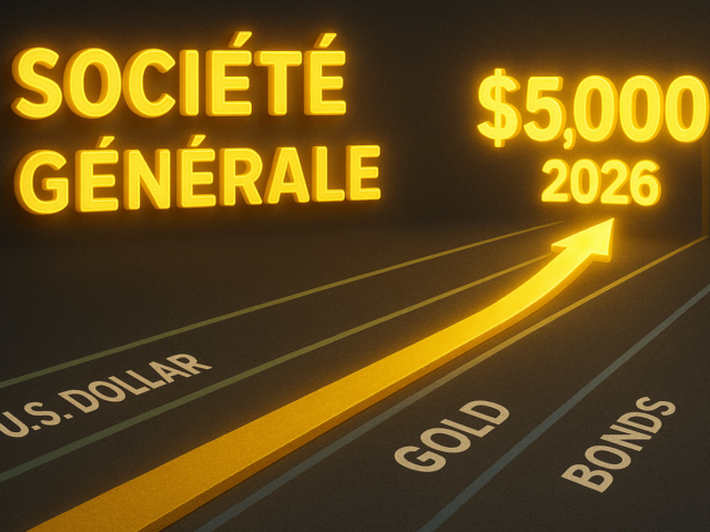 Gold’s rally to $5,000 in 2026 will outperform U.S. dollar and bonds – Société Générale