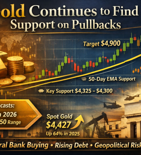 Gold Continues to Find Support on Pullbacks