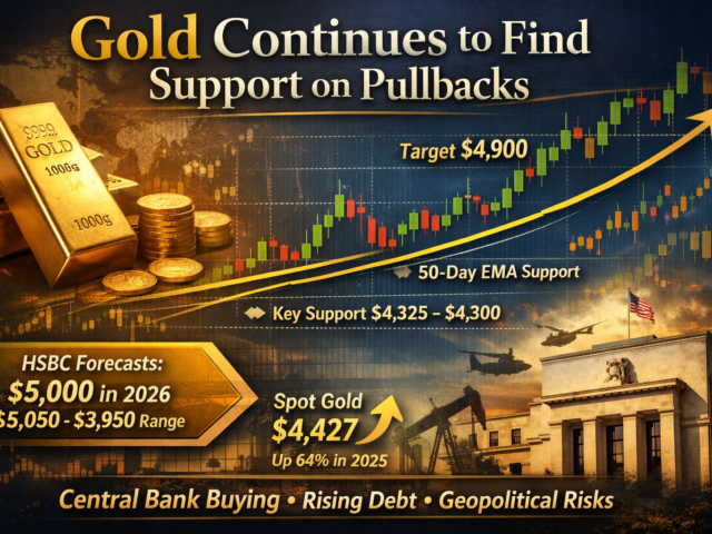Gold Continues to Find Support on Pullbacks