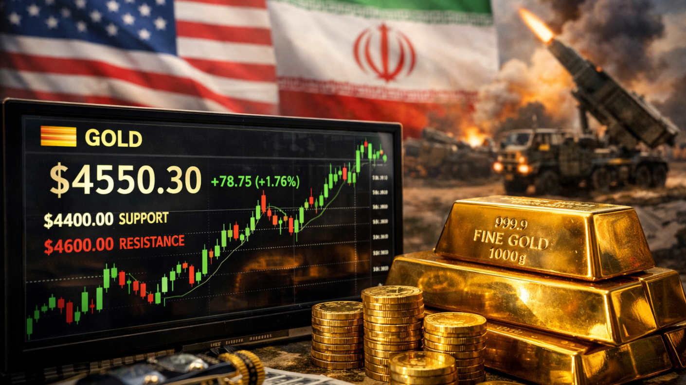 Gold as Safe-Haven Demand Builds