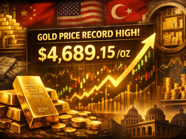 Gold Prices Hit New Record High of $4,689 as Central Bank Buying and Rate-Cut Expectations Fuel Historic Rally