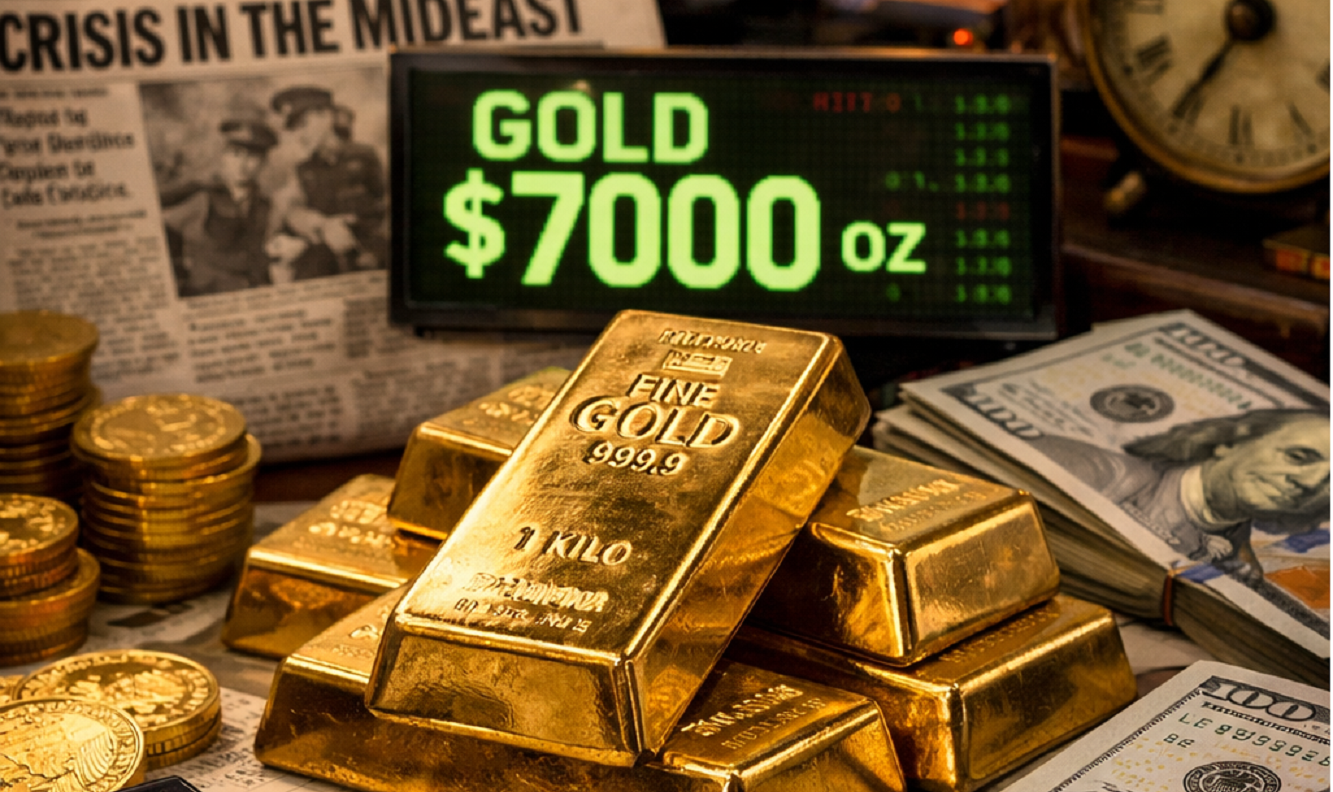 Gold on Track for $US7,000 as 1970s-Style Supercycle Re-Emerges