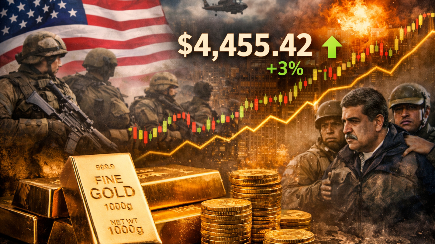 Gold Jumps as Geopolitical Tensions Drive Safe-Haven Demand