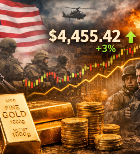 Gold Jumps as Geopolitical Tensions Drive Safe-Haven Demand
