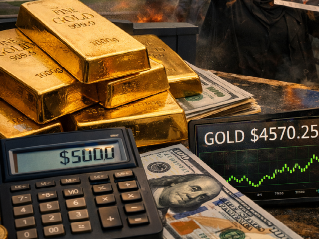 Gold Poised to Break US$5,000 as Geopolitical Tensions and Fed Pressure Intensify