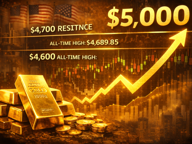 Gold Prices Push to Fresh Record Highs as Bullish Momentum Builds Toward the $5,000 Level