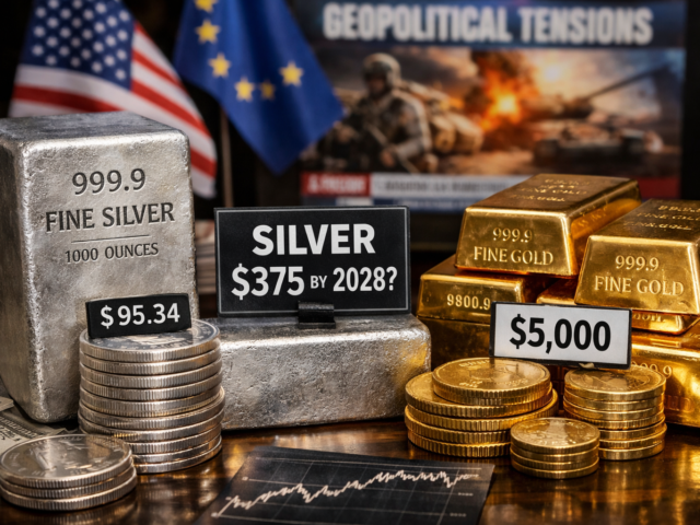 Silver Soars to Record High Alongside Gold as Analysts Forecast $375 Silver Price and $5,000+ Gold by 2026