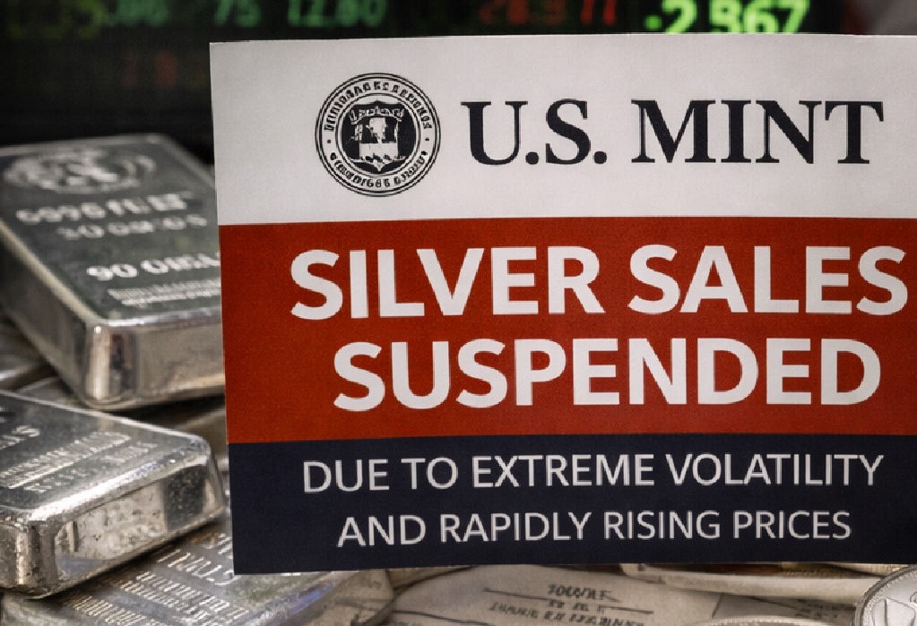 U.S. Mint Suspends Silver Sales Amid Extreme Price Volatility