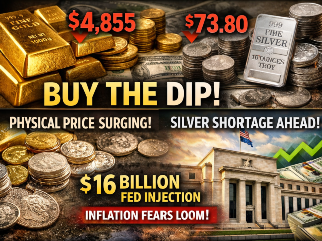 Gold Falls Below $4,900 – Silver Slides Under $74: A Buying Opportunity in the Making?