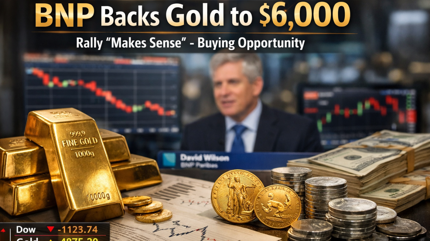 BNP backs gold to $6,000