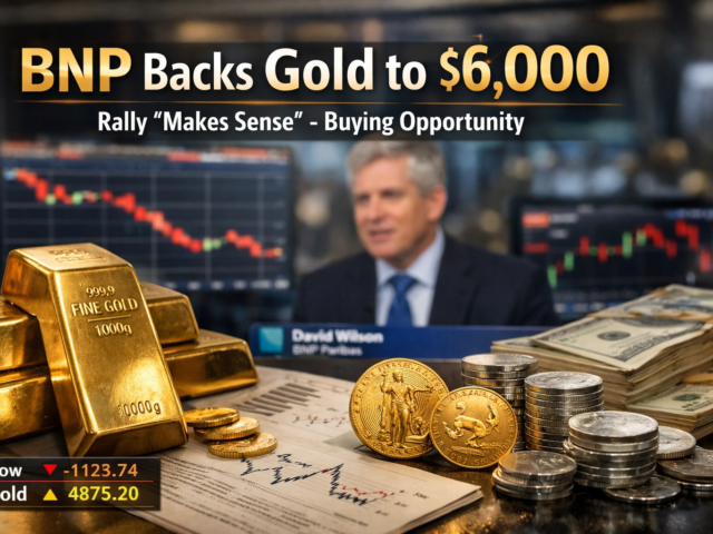 BNP Backs Gold to US$6,000 as Rally ‘Makes Sense’ — Sharp Pullback Creates Buying Opportunity