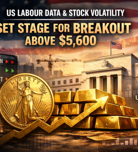 US Labour Data and Stock Volatility Set Stage for Breakout Above $5,600