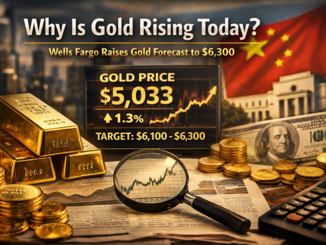 Why Is Gold Rising Today? Wells Fargo Lifts Gold Forecast to $6,300