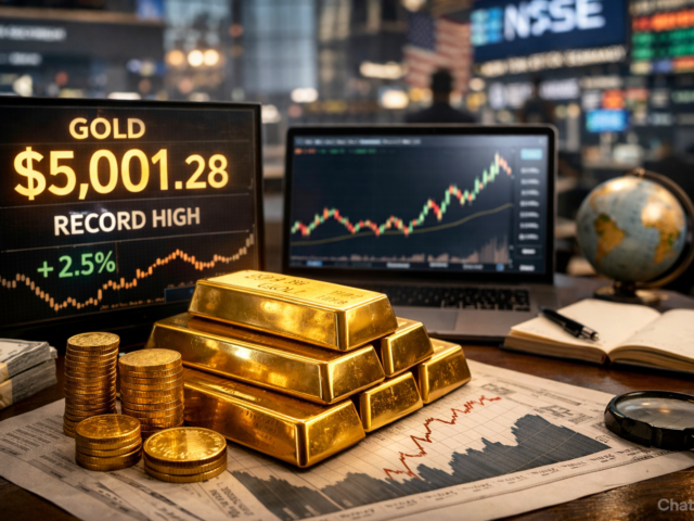 Gold Surges Above $5,000: What Record Gold Prices Mean for Global Markets in 2026