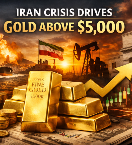 Gold price surge amid crisis events