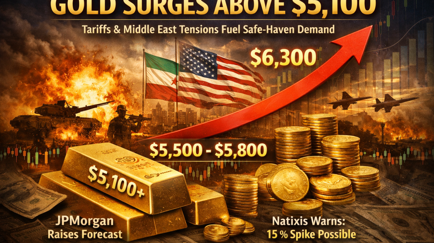 Gold prices soar amidst global tensions