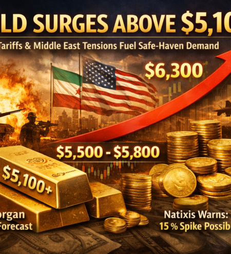 Gold prices soar amidst global tensions