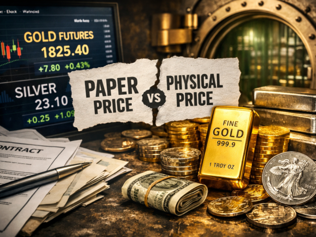 The Gold and Silver Price Spread: Paper vs Physical – What It Really Means