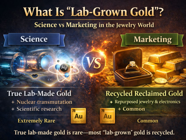 What Is “Lab-Grown Gold”? The Science, the Marketing — and What It Really Means for Jewellery Buyers