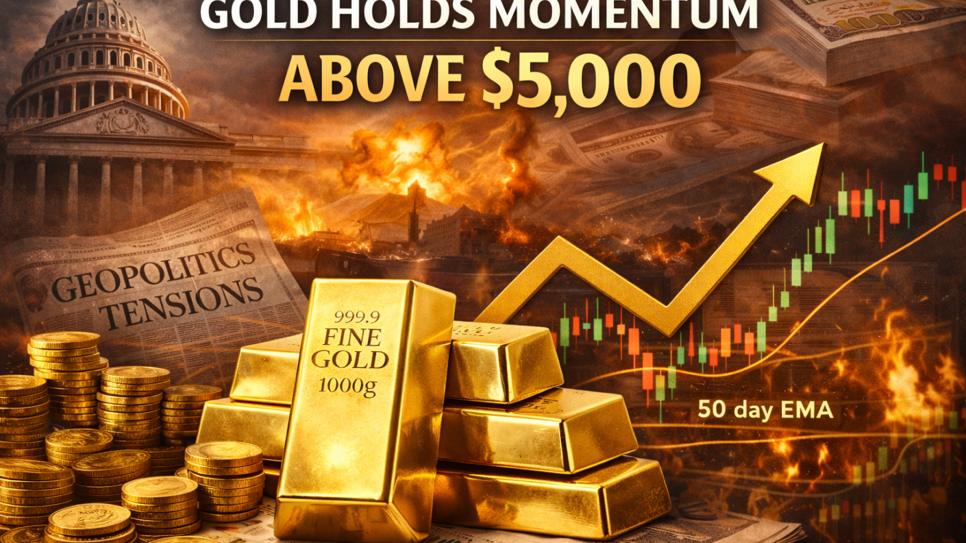 gold price momentum above $5,000