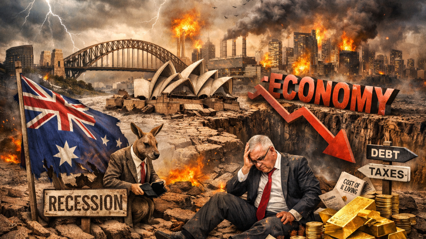 Australia's economic collapse in turmoil