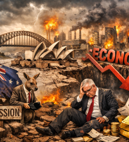 Australia's economic collapse in turmoil