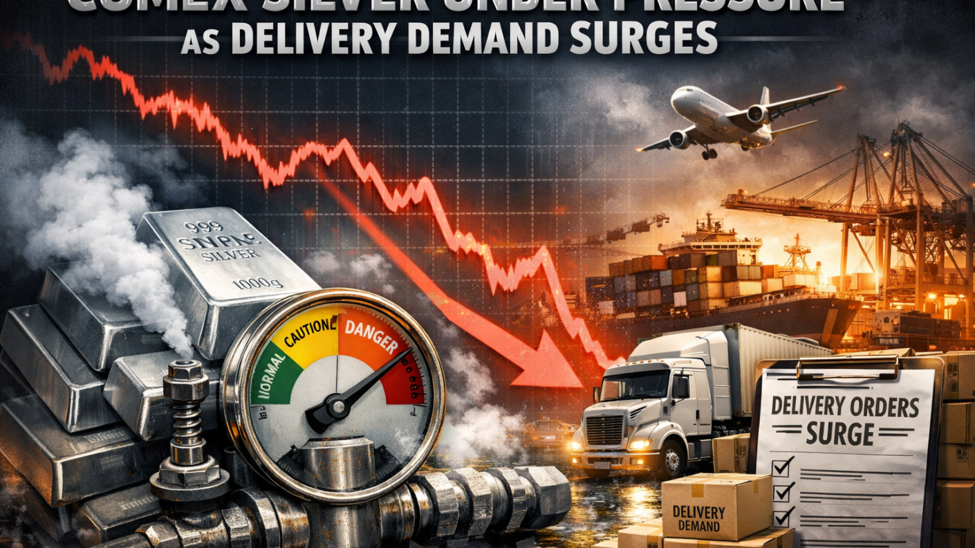 COMEX Silver Under Pressure as Delivery Demand Surges