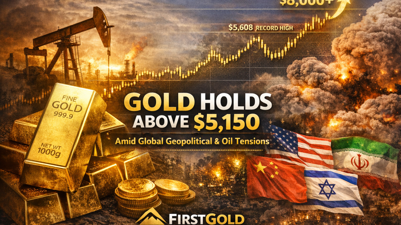Gold market rises amid global tensions