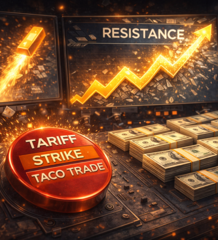 Gold price going bonkers reacting to the latest Trump TACO trade