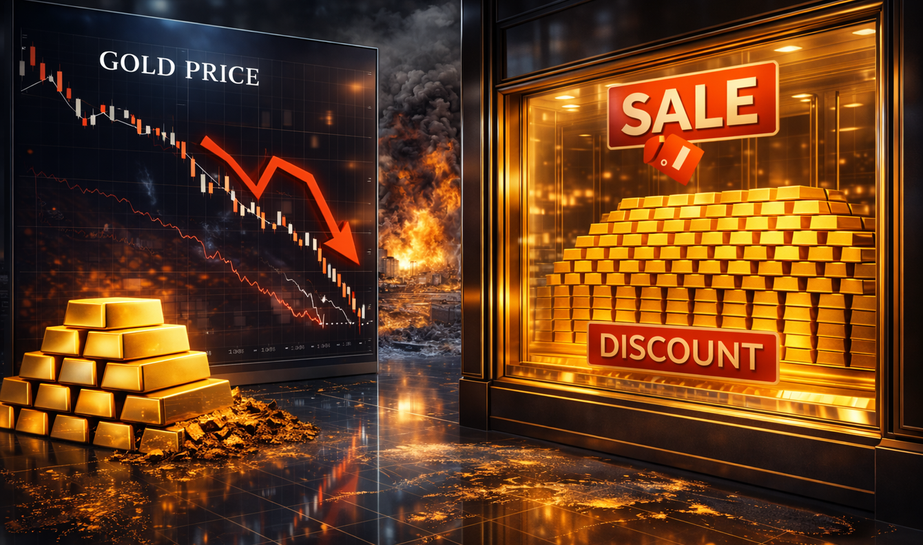 If you aren’t buying gold in this correction, you never will