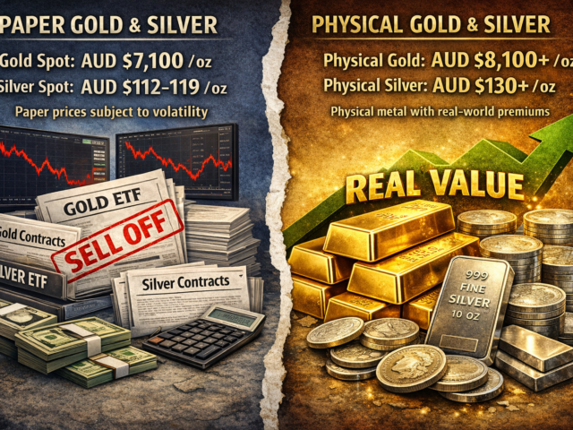 The Takedown of Paper Gold and Silver — While Physical Metals Keep Rising
