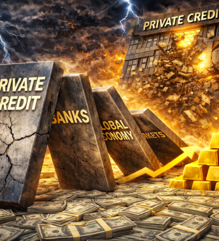 Private credit risks could trigger prolonged economic downturn, supports higher gold price