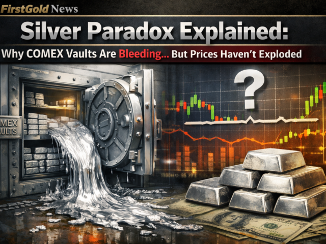 FirstGold News | Silver Paradox Explained: Why COMEX Vaults Are Bleeding… But Prices Haven’t Exploded