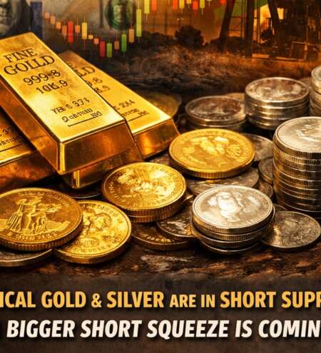 Physical bullion tightening while paper prices fall
