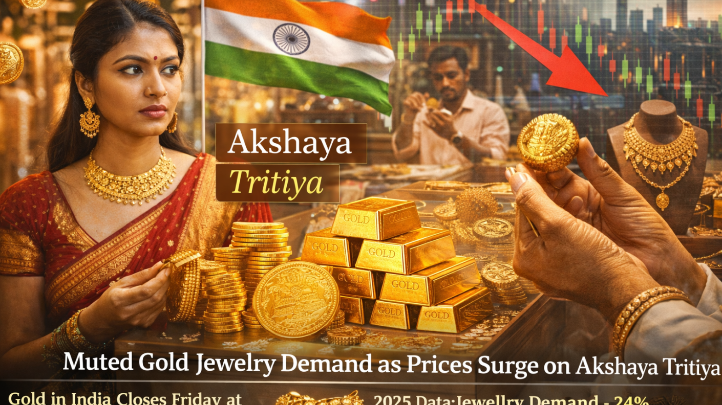 Record Gold Prices Cool India’s Akshaya Tritiya Buying Frenzy