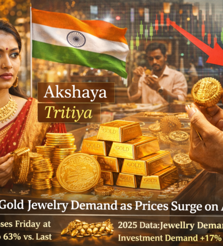 Record Gold Prices Cool India’s Akshaya Tritiya Buying Frenzy